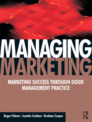 cover image of Managing Marketing